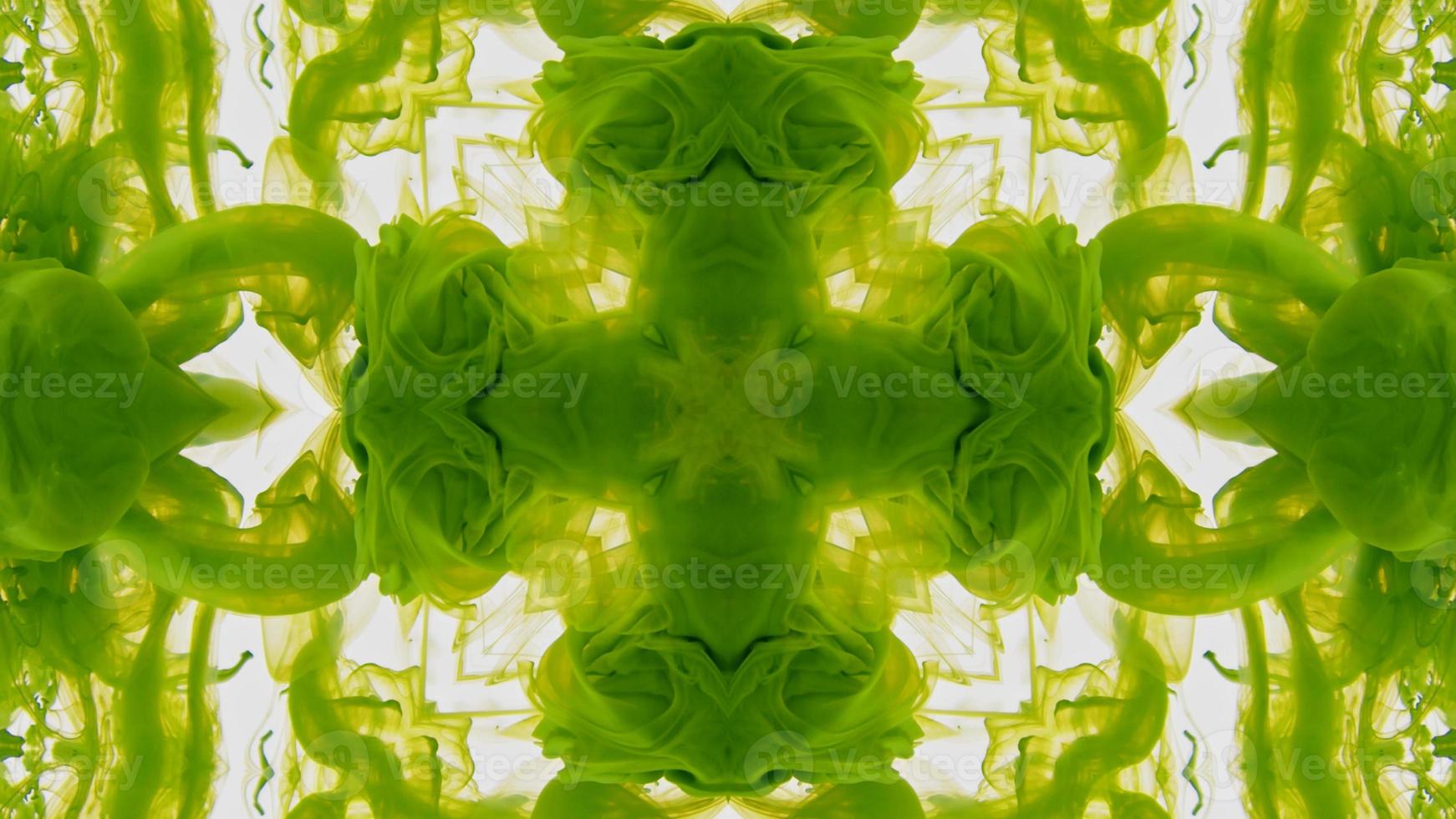 Wonderful Kaleidoscope Backgrounds Created From Colorful Ink Paint Spread photo