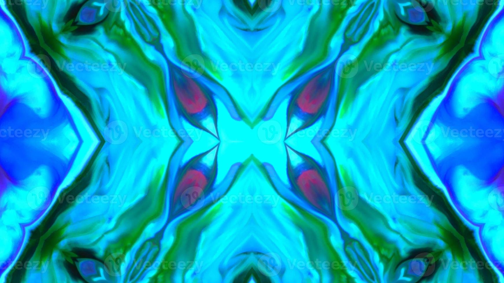 Wonderful Kaleidoscope Backgrounds Created From Colorful Ink Paint Spread photo
