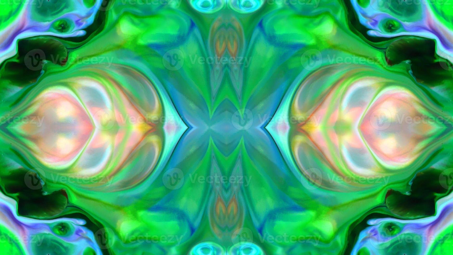 Wonderful Kaleidoscope Backgrounds Created From Colorful Ink Paint Spread photo