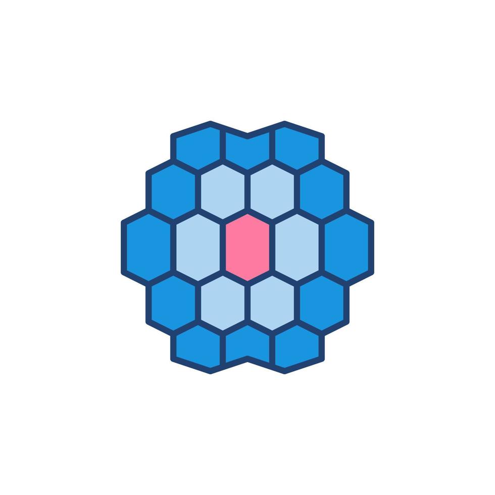 Artificial Intelligence AI Brain vector concept colored icon