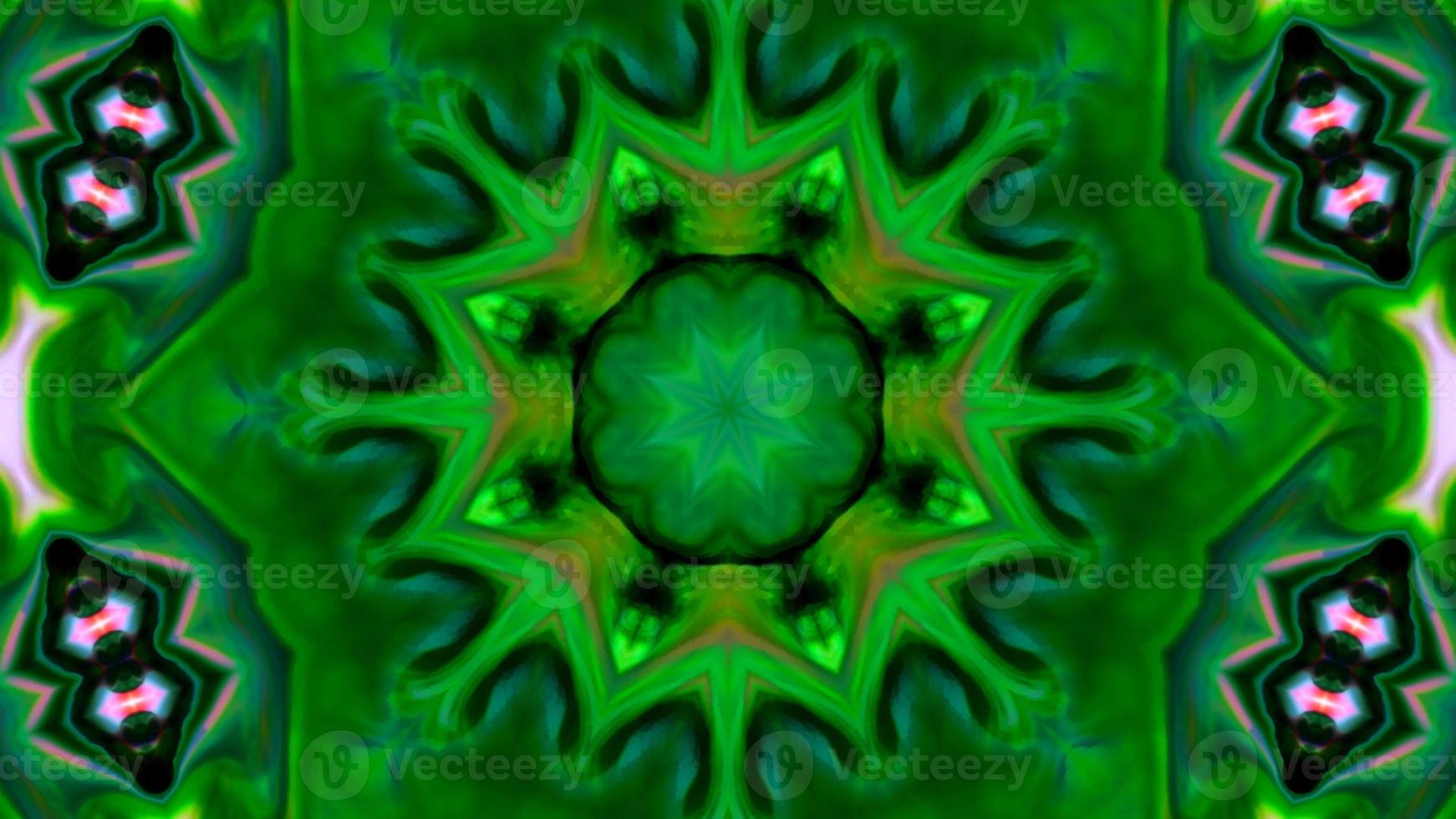 Wonderful Kaleidoscope Backgrounds Created From Colorful Ink Paint Spread photo