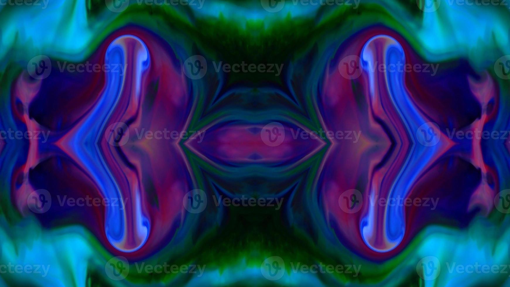 Wonderful Kaleidoscope Backgrounds Created From Colorful Ink Paint Spread photo