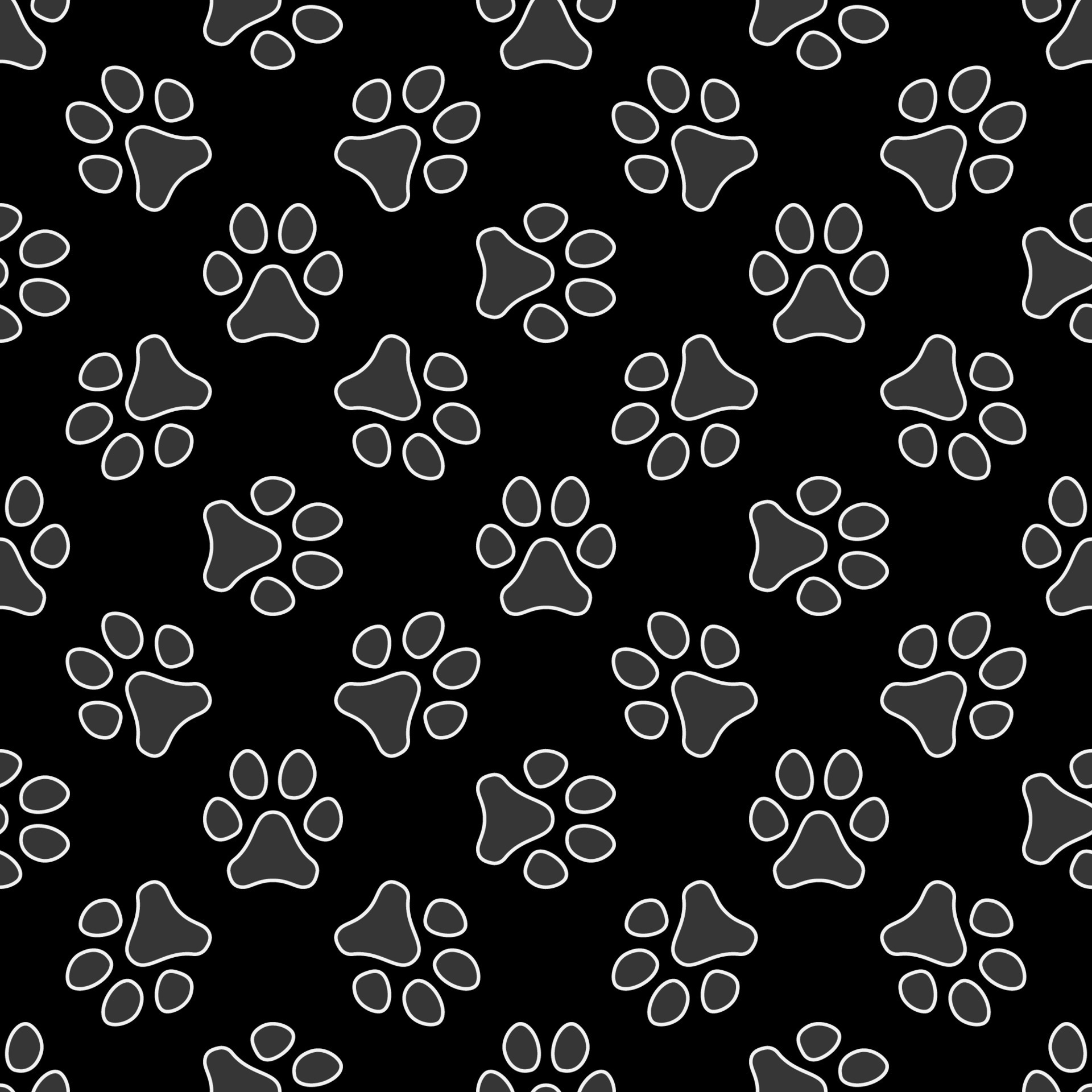 puppy-or-dog-foot-print-vector-dark-seamless-pattern-12777966-vector