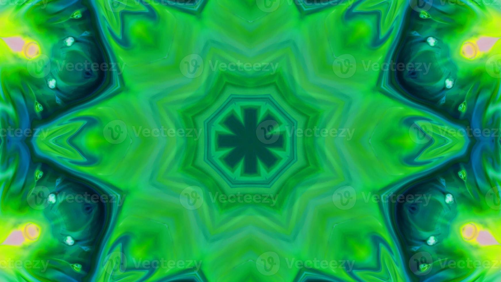 Wonderful Kaleidoscope Backgrounds Created From Colorful Ink Paint Spread photo