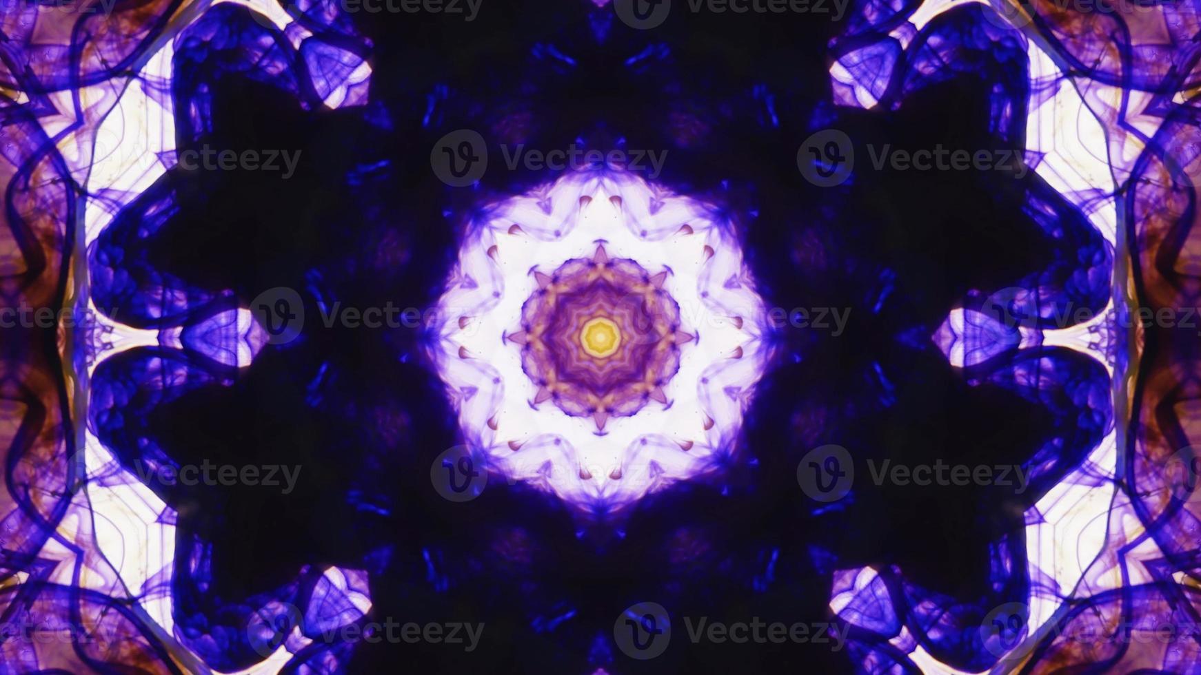 Wonderful Kaleidoscope Backgrounds Created From Colorful Ink Paint Spread photo