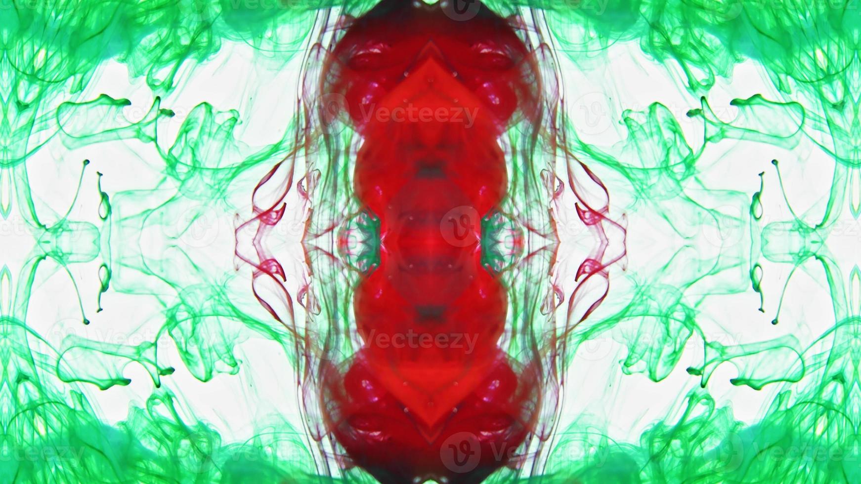 Wonderful Kaleidoscope Backgrounds Created From Colorful Ink Paint Spread photo