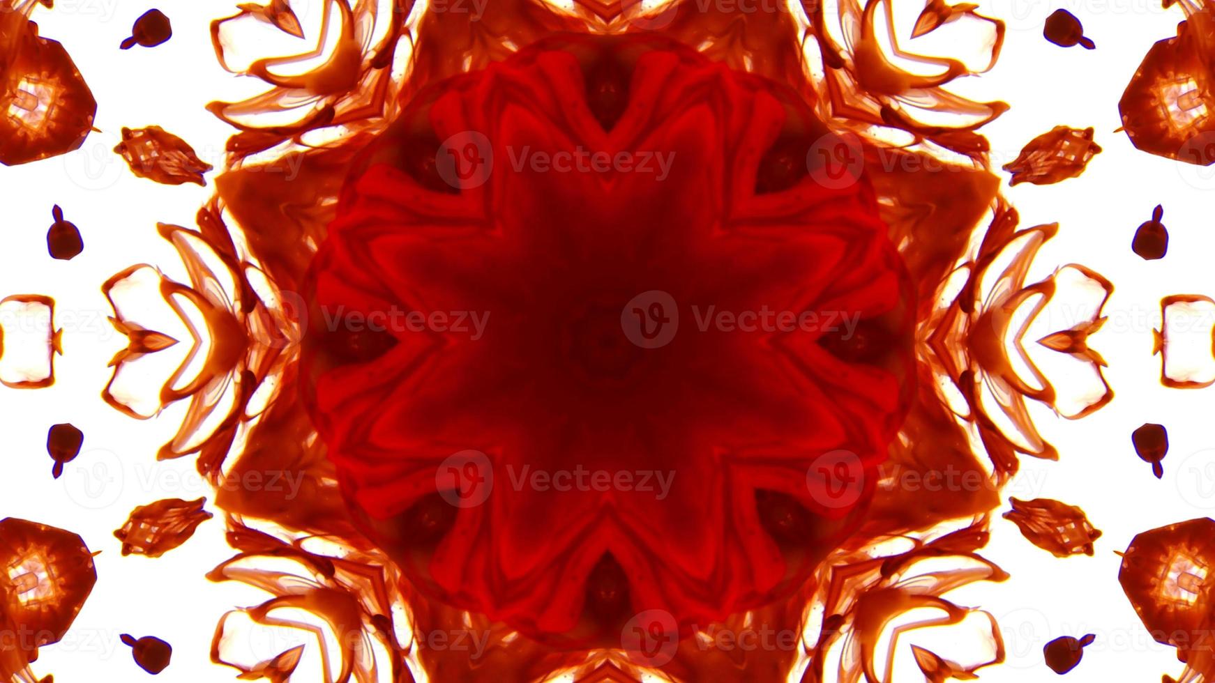 Wonderful Kaleidoscope Backgrounds Created From Colorful Ink Paint Spread photo