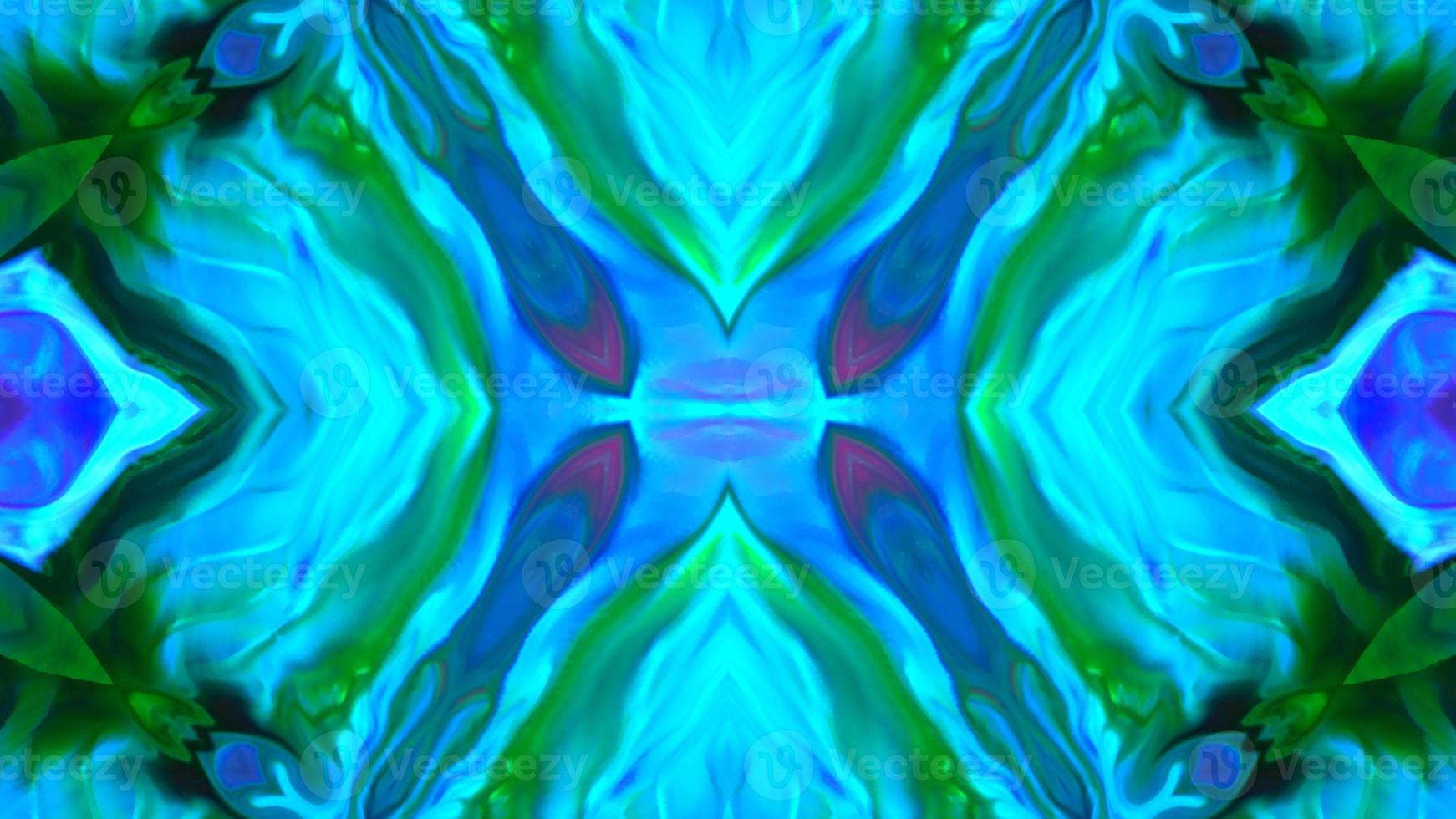 Wonderful Kaleidoscope Backgrounds Created From Colorful Ink Paint Spread photo