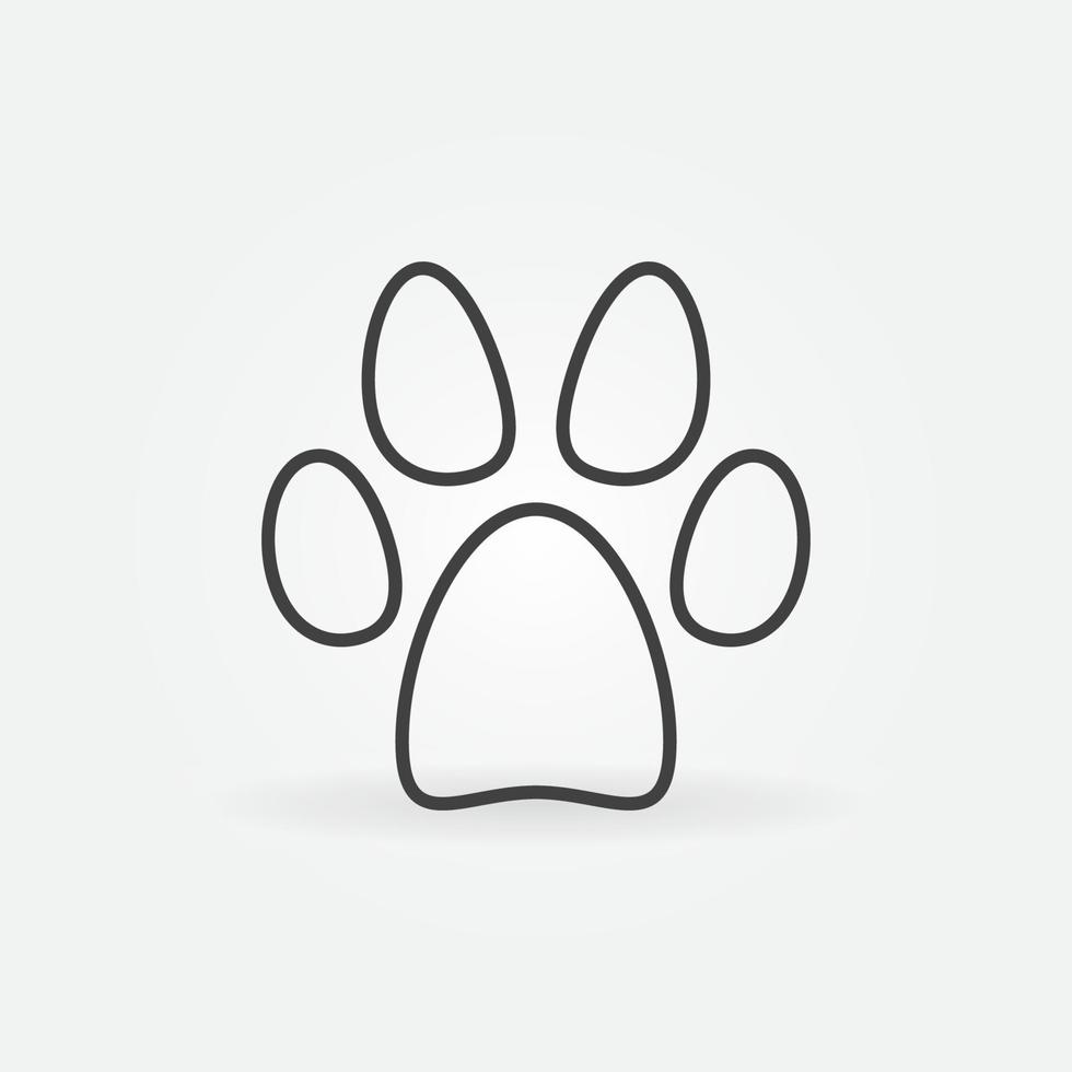 vector-dog-foot-print-linear-icon-animal-paw-mark-concept-symbol