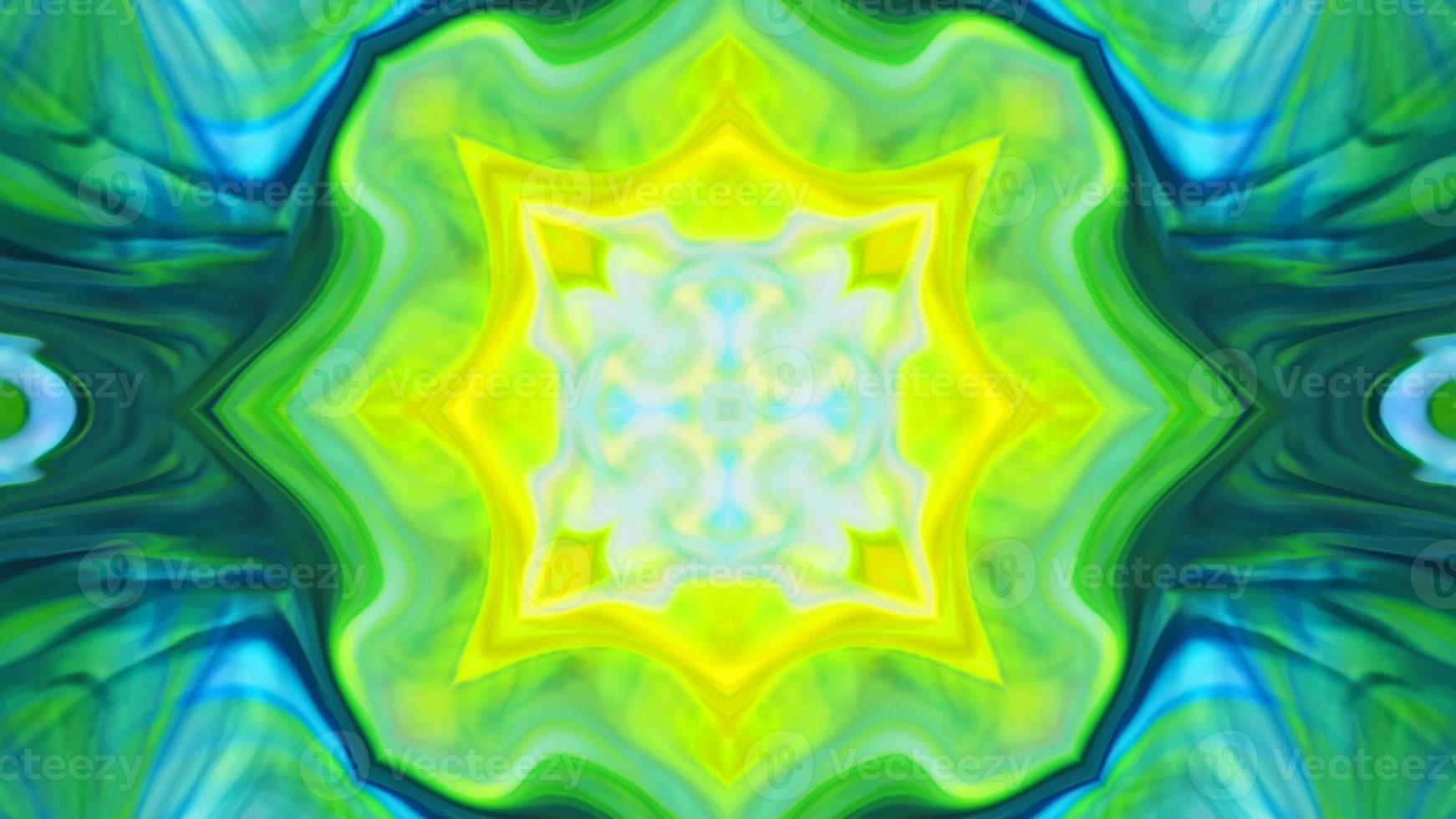 Wonderful Kaleidoscope Backgrounds Created From Colorful Ink Paint Spread photo