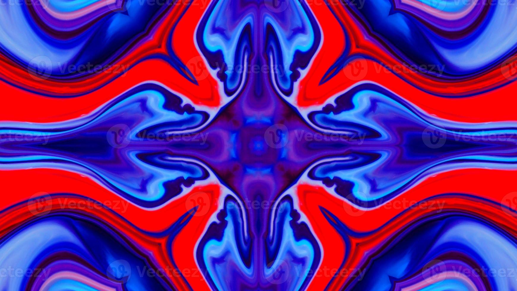 Wonderful Kaleidoscope Backgrounds Created From Colorful Ink Paint Spread photo