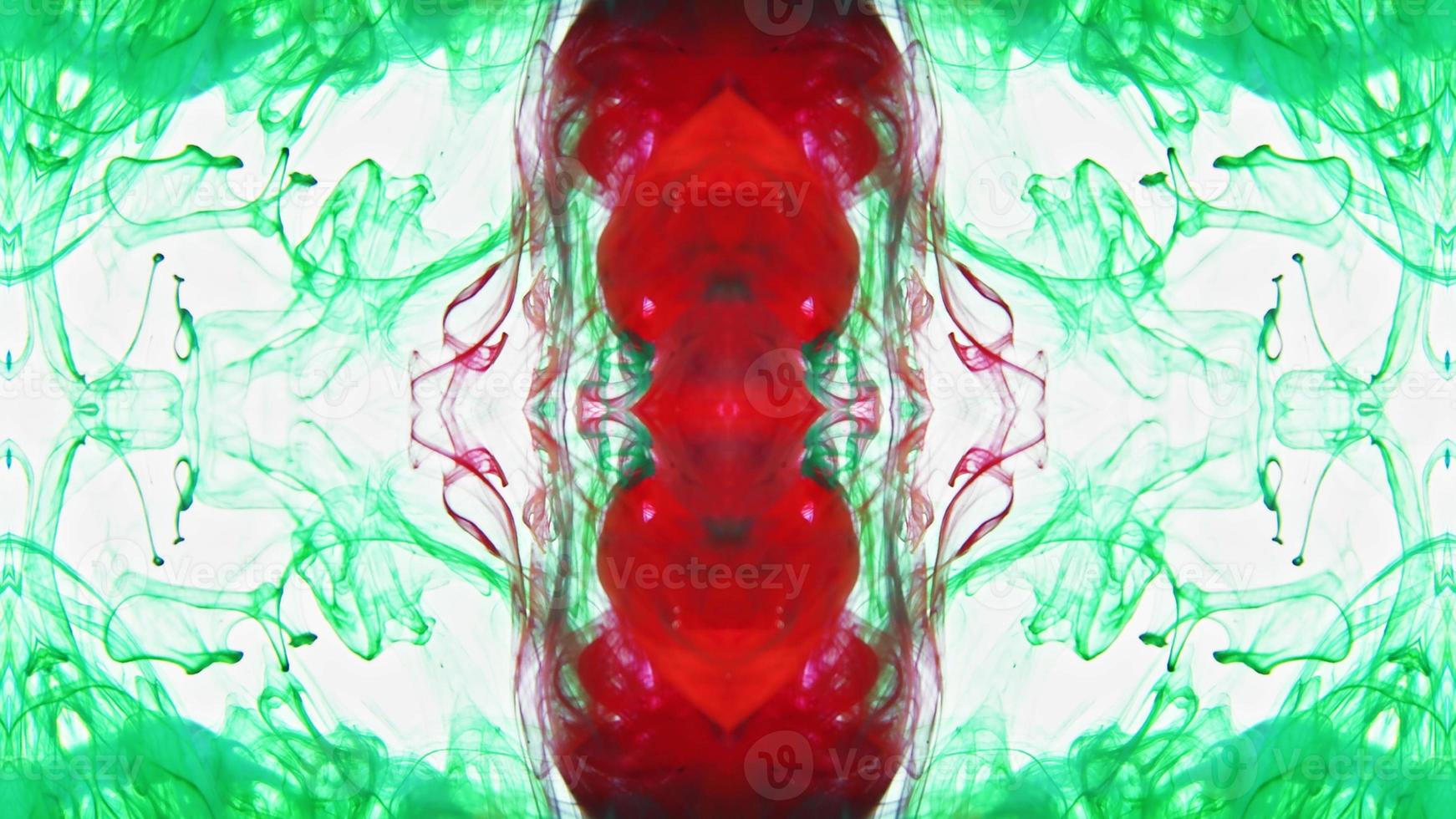 Wonderful Kaleidoscope Backgrounds Created From Colorful Ink Paint Spread photo