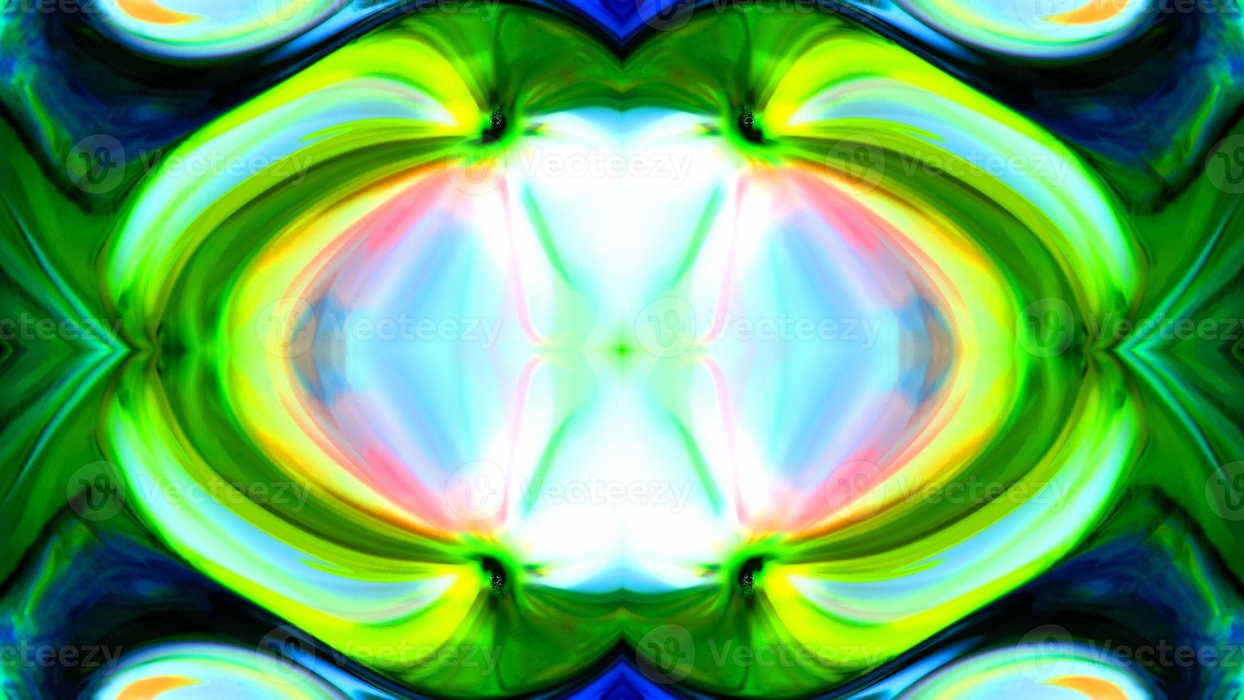 Wonderful Kaleidoscope Backgrounds Created From Colorful Ink Paint Spread photo