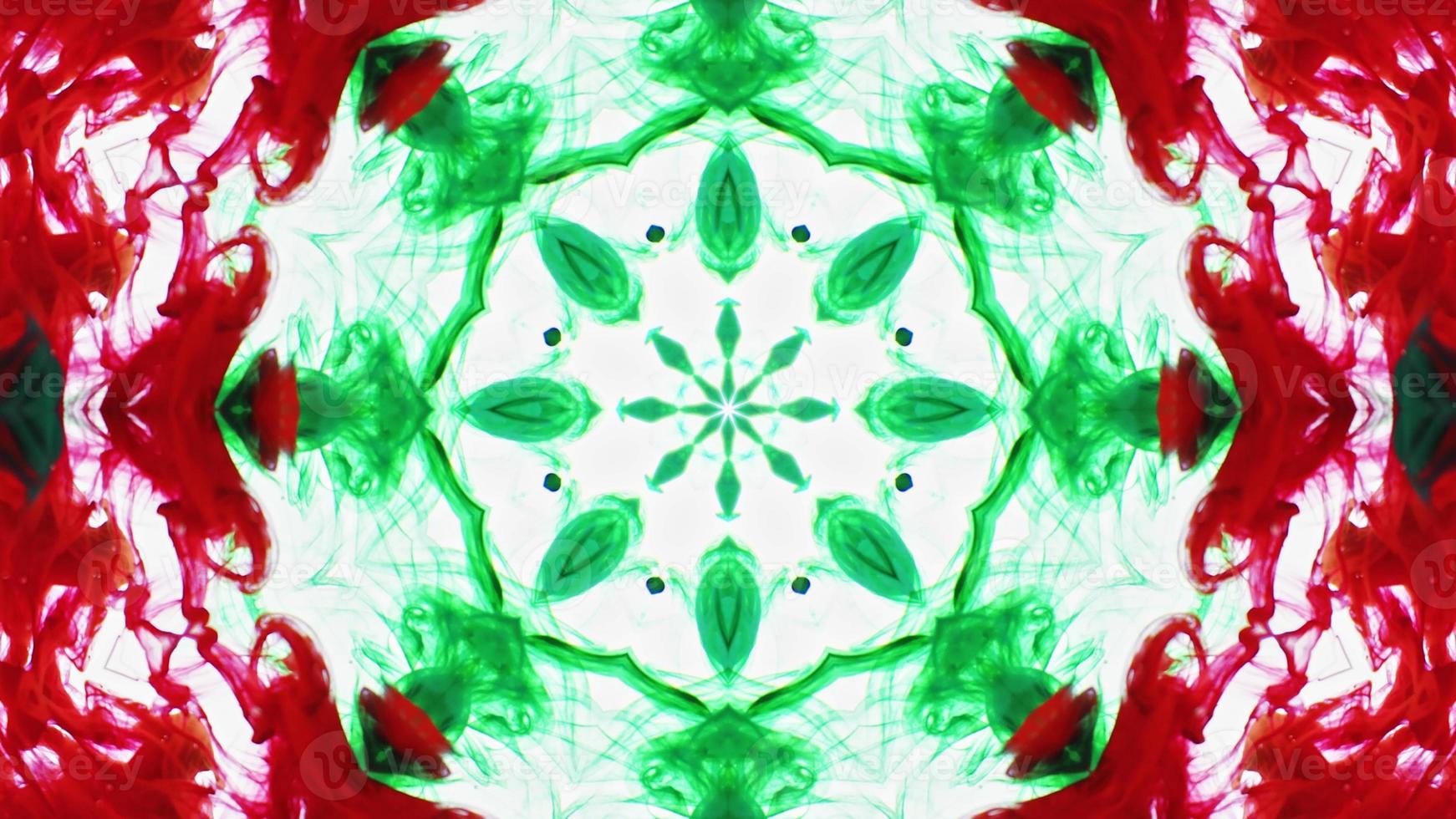 Wonderful Kaleidoscope Backgrounds Created From Colorful Ink Paint Spread photo