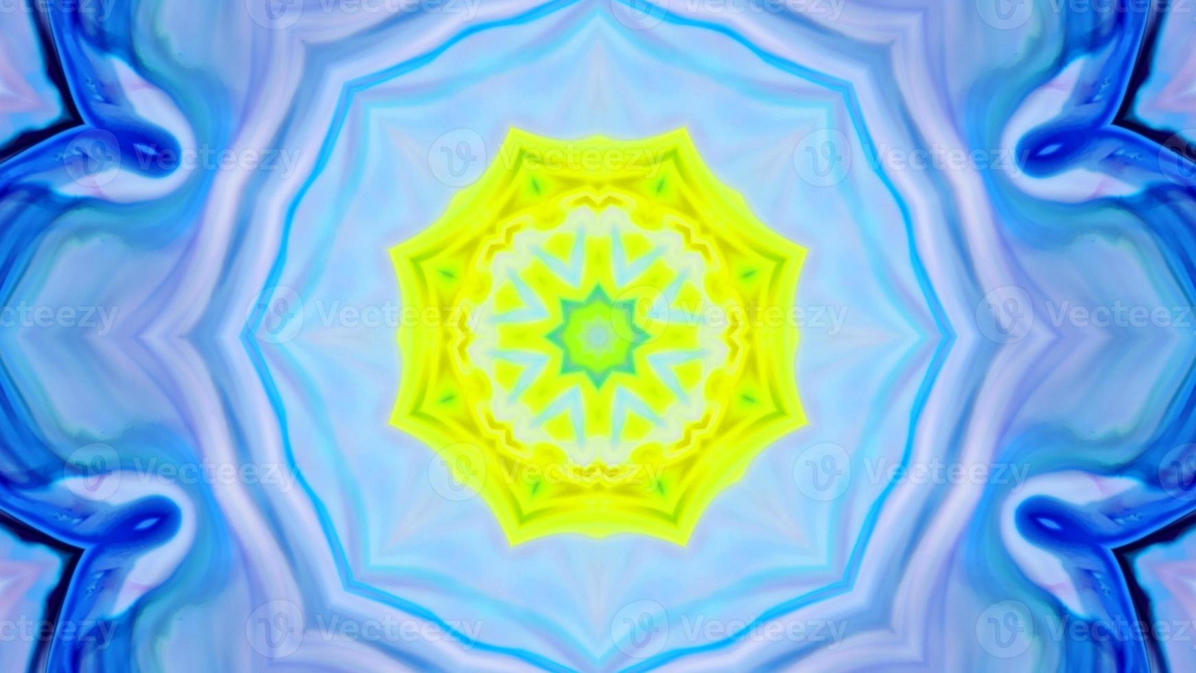 Wonderful Kaleidoscope Backgrounds Created From Colorful Ink Paint Spread photo