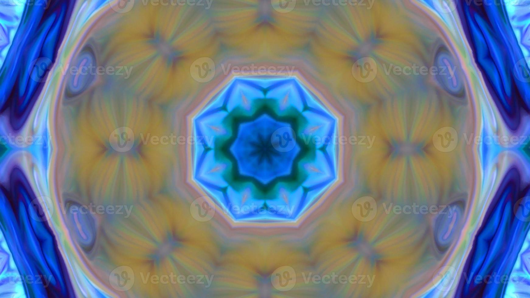 Wonderful Kaleidoscope Backgrounds Created From Colorful Ink Paint Spread photo