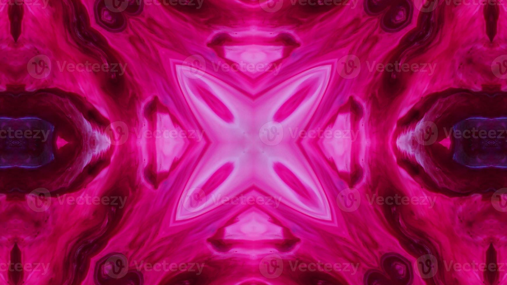 Wonderful Kaleidoscope Backgrounds Created From Colorful Ink Paint Spread photo