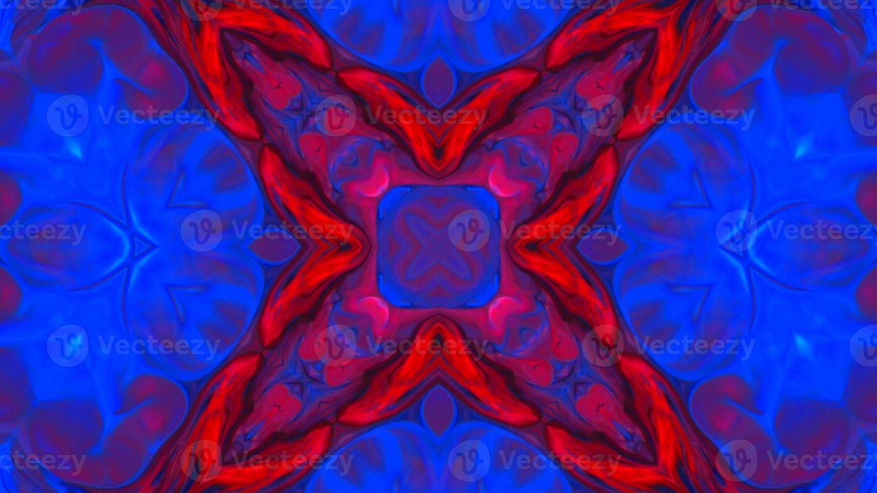 Wonderful Kaleidoscope Backgrounds Created From Colorful Ink Paint Spread photo