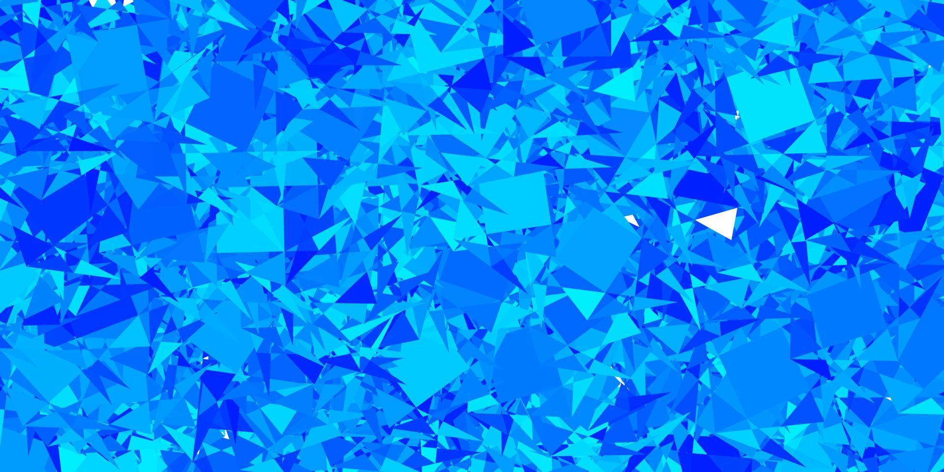 Dark BLUE vector pattern with polygonal shapes.