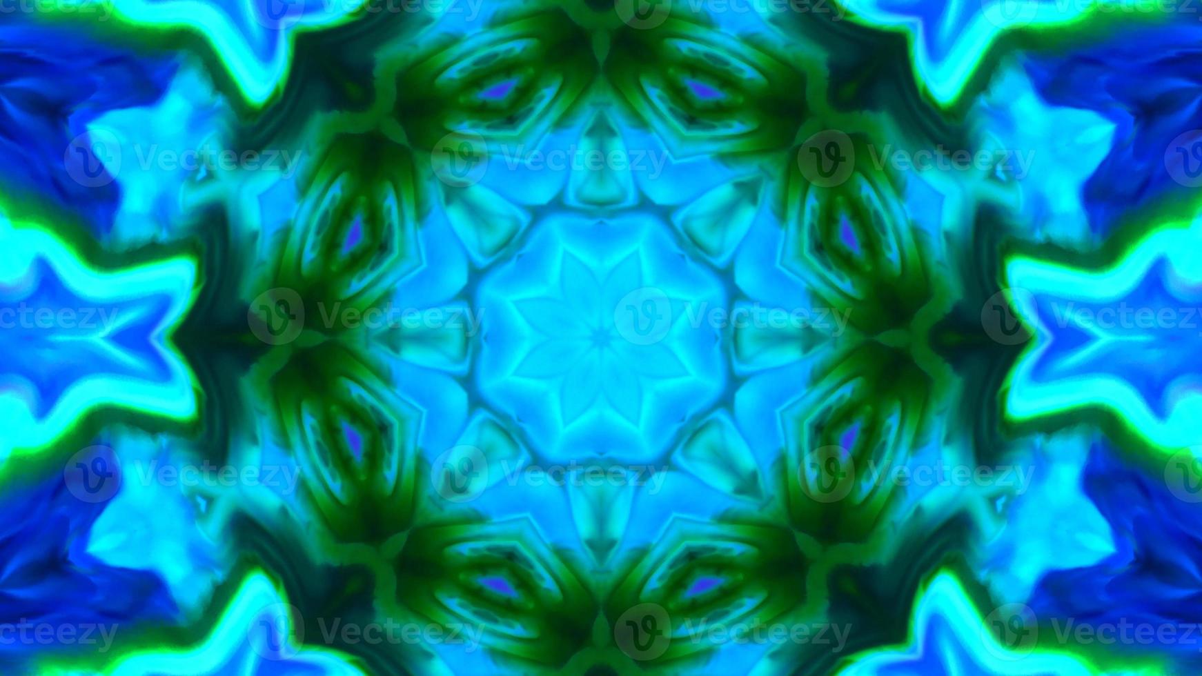 Wonderful Kaleidoscope Backgrounds Created From Colorful Ink Paint Spread photo