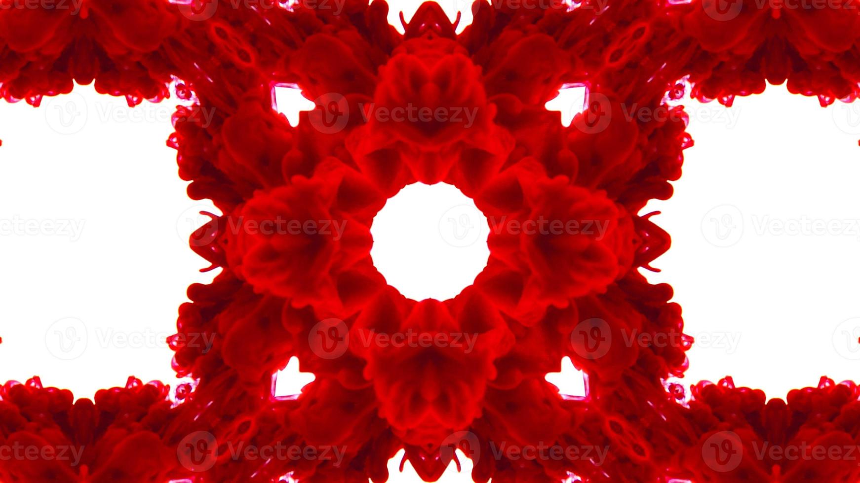 Wonderful Kaleidoscope Backgrounds Created From Colorful Ink Paint Spread photo