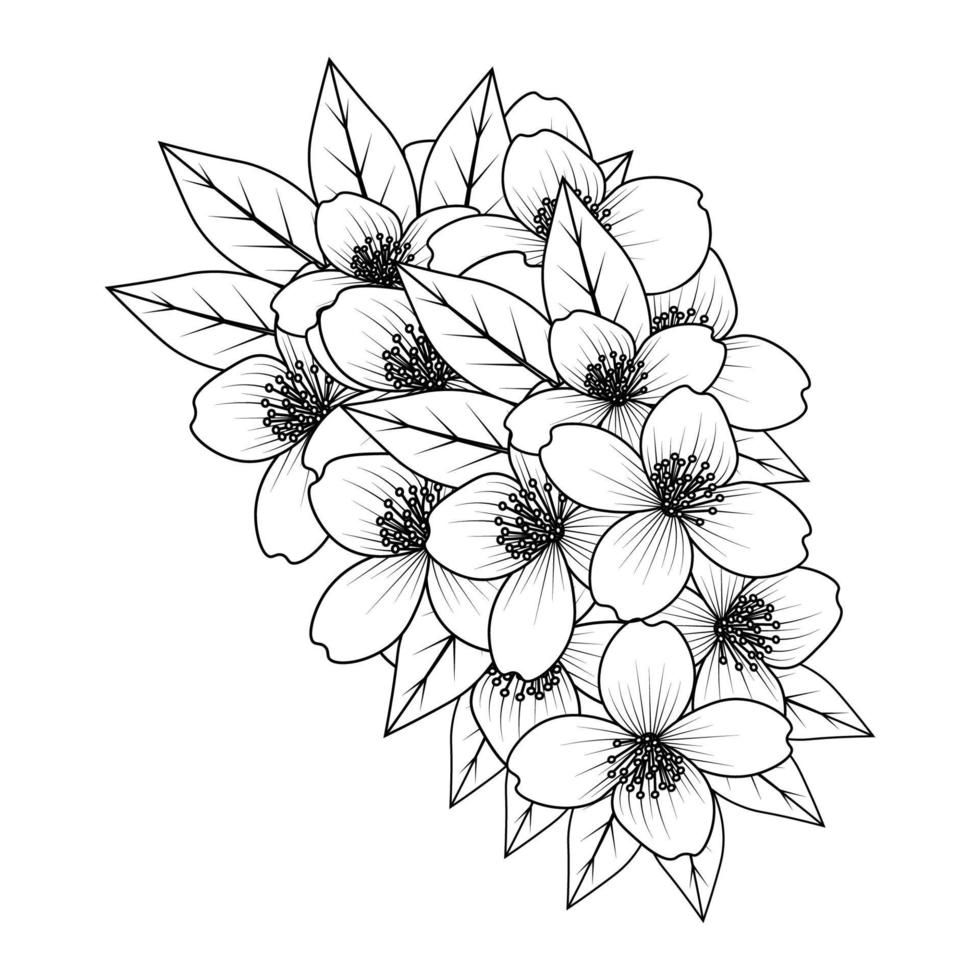 flor para colorear página mano dibujo línea arte de flor negra con diseño decorativo para imprimir 12778828 Vector en Vecteezy flor para colorear página mano dibujo línea arte de flor negra con diseño decorativo para imprimir 12778828 Vector en Vecteezy