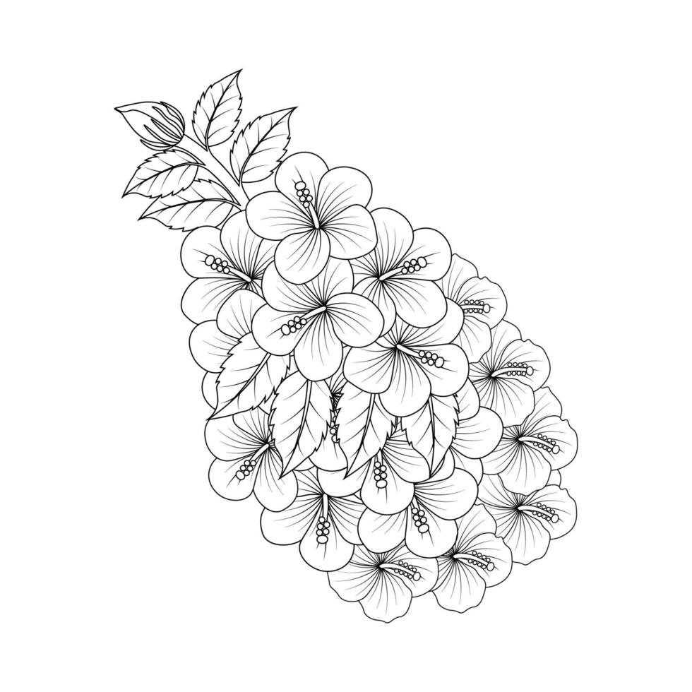 flor para colorear página mano dibujo línea arte de flor negra con diseño decorativo para imprimir 12778884 Vector en Vecteezy flor para colorear página mano dibujo línea arte de flor negra con diseño decorativo para imprimir 12778884 Vector en Vecteezy