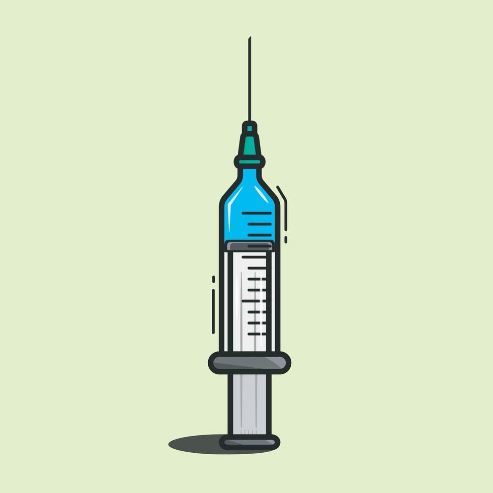 Medical device Needle design vector illustration.