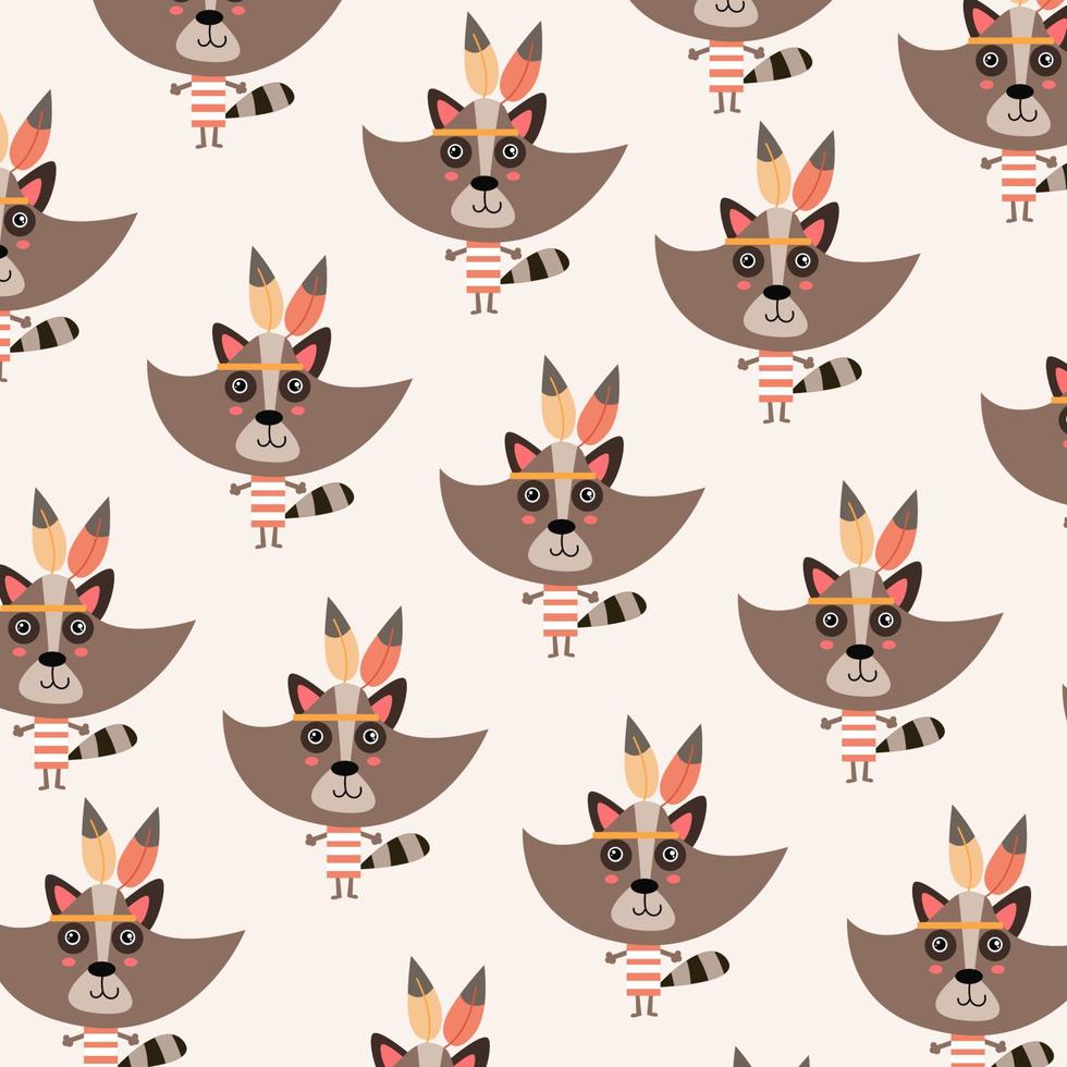 Seamless pattern with cute squirrel animal perfect for wrapping paper vector