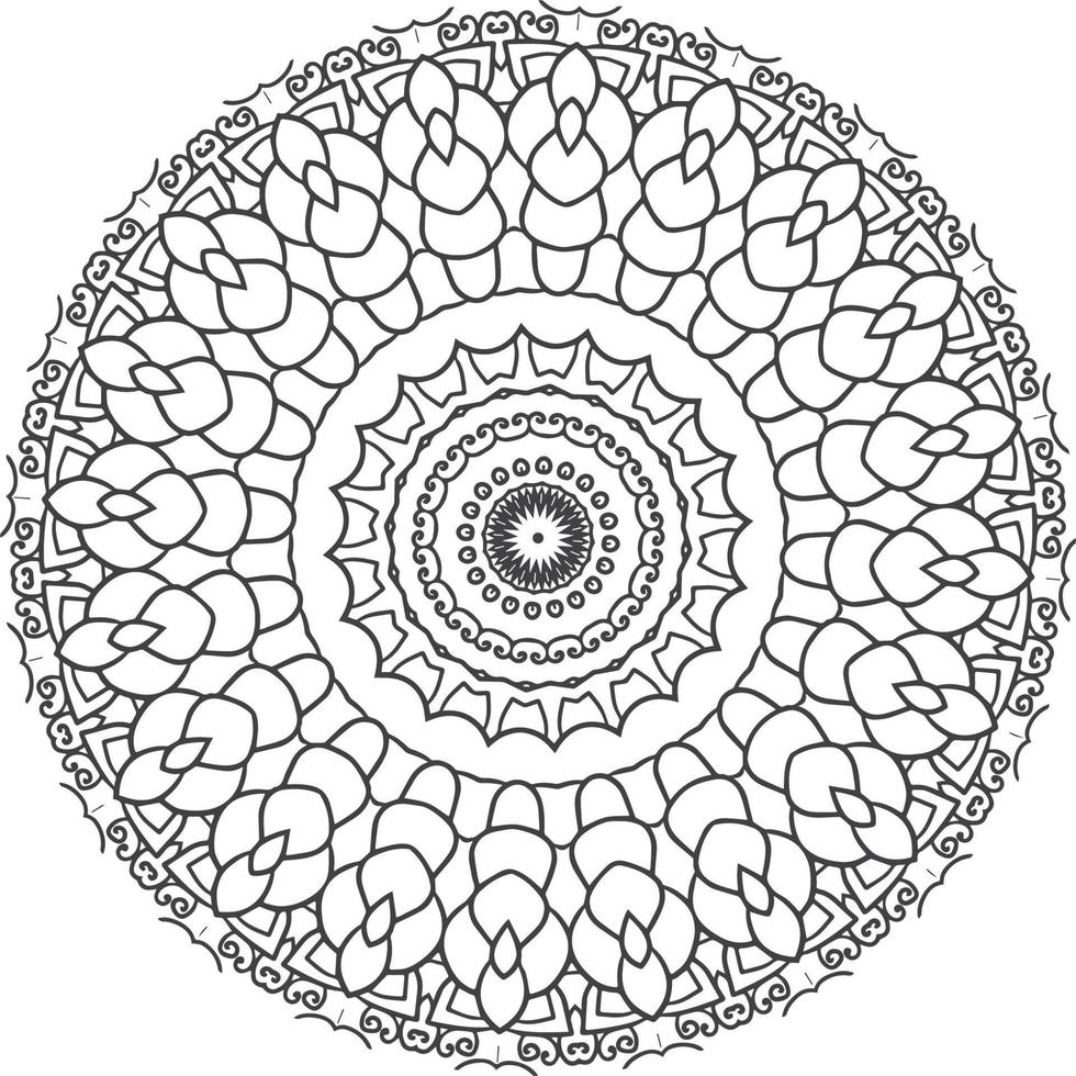 mandala for coloring book. oriental vector. ornament round mandala  Perfect for use in any other kind of design. vector