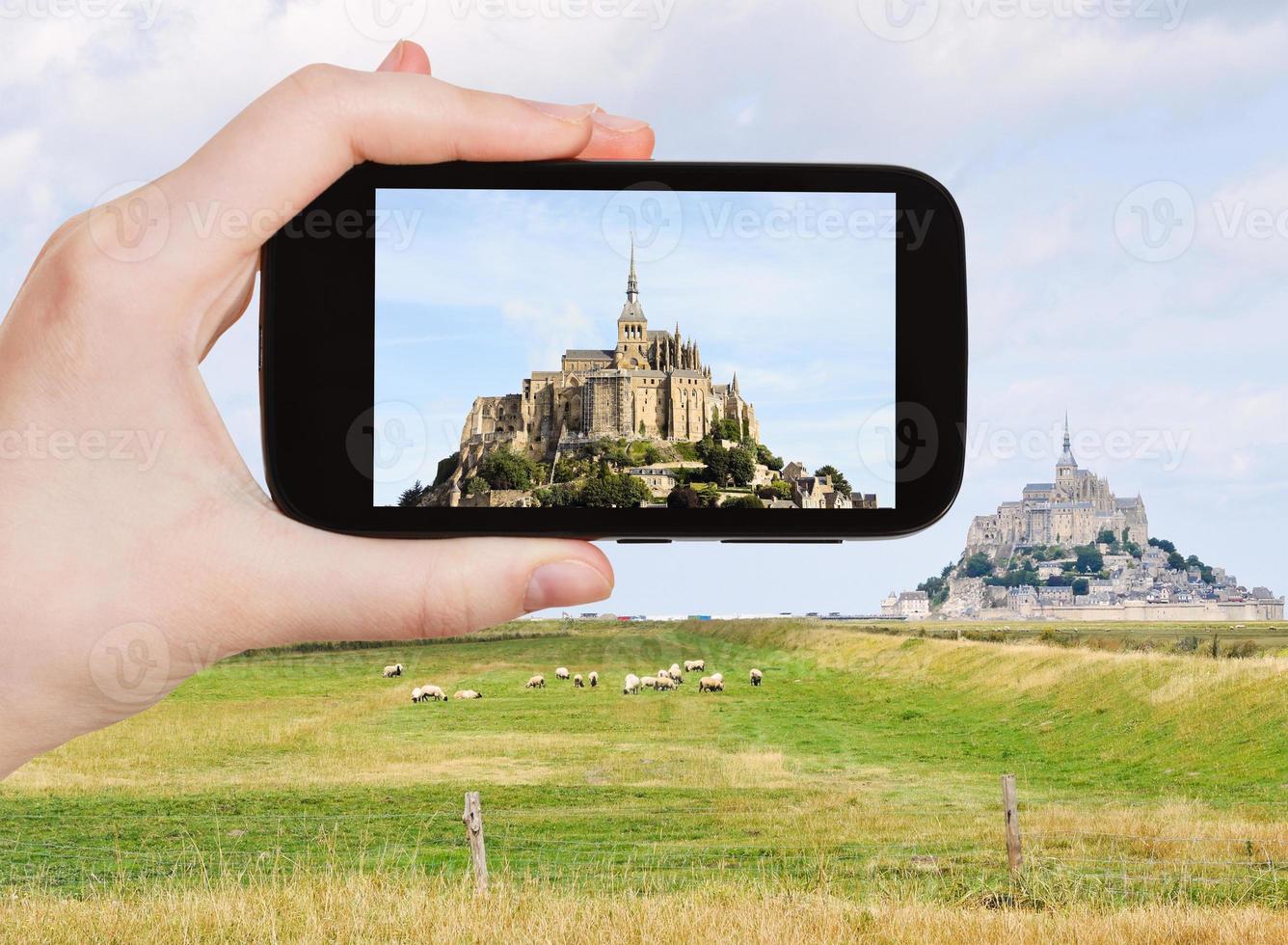 photo of mont saint-michel abbey, Normandy
