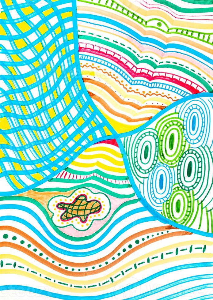 abstract geometric pattern with birth of child photo