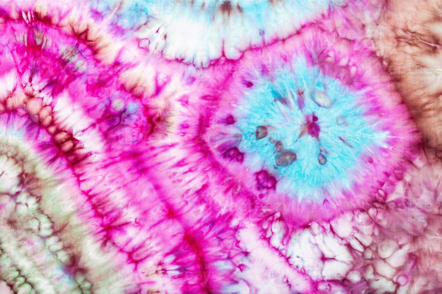 part of abstract bright pattern in tie-dye batik photo