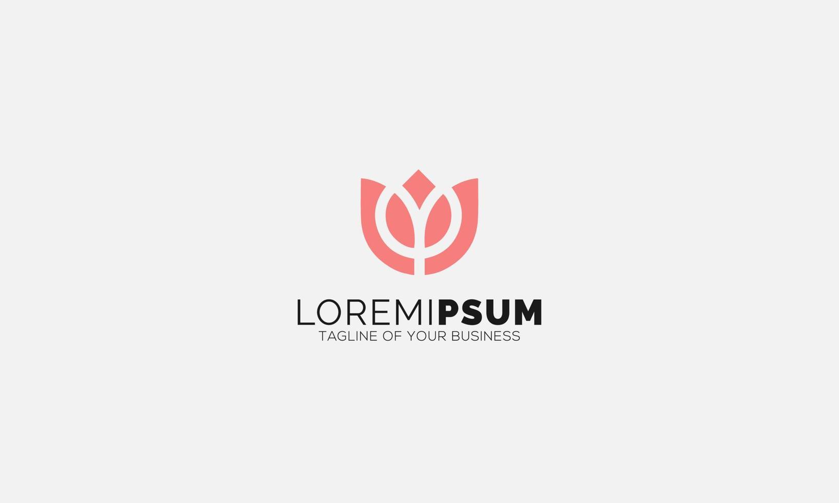 Lotus Spa Line Art Logo Design Template vector