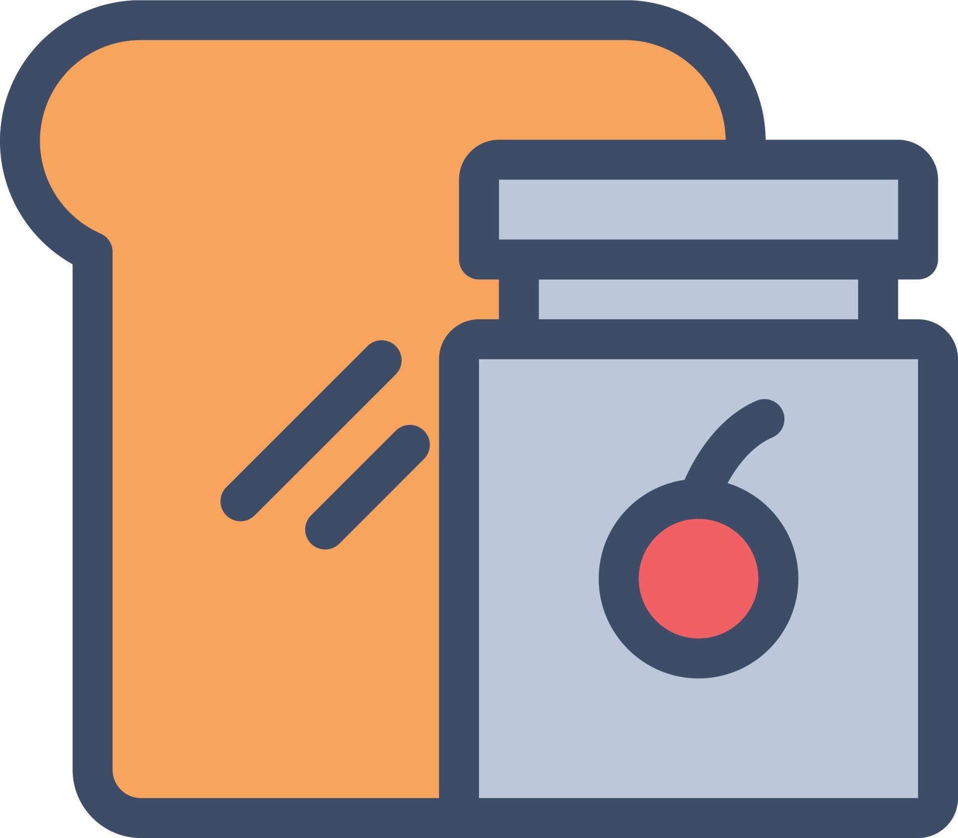 jam vector illustration on a background.Premium quality symbols.vector