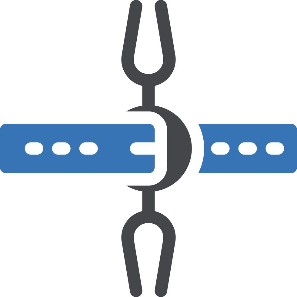 heretics fork vector illustration on a background.Premium quality symbols.vector icons for concept and graphic design.