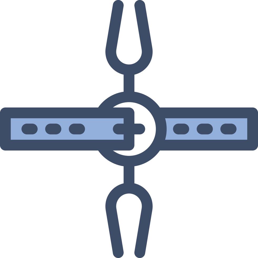 heretics fork vector illustration on a background.Premium quality symbols.vector icons for concept and graphic design.