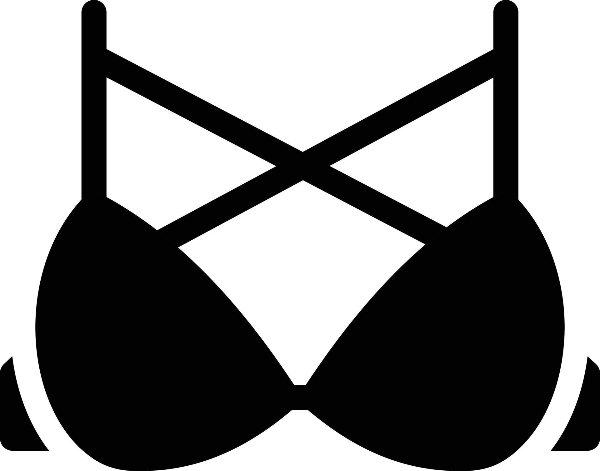 bra vector illustration on a background.Premium quality symbols.vector