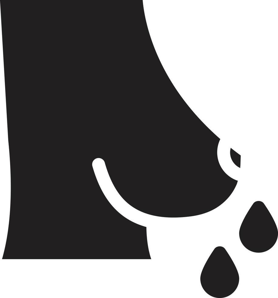 breast vector illustration on a background.Premium quality symbols.vector icons for concept and graphic design.