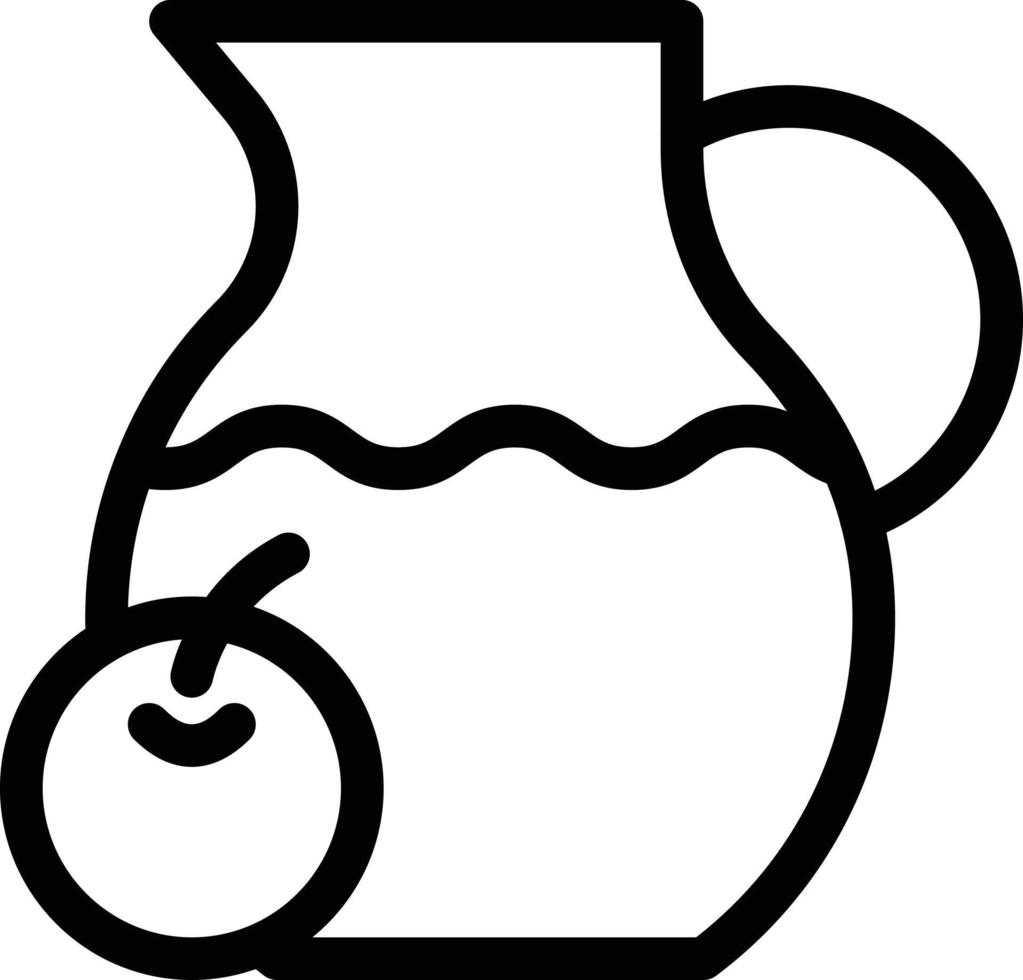 jug vector illustration on a background.Premium quality symbols.vector icons for concept and graphic design.