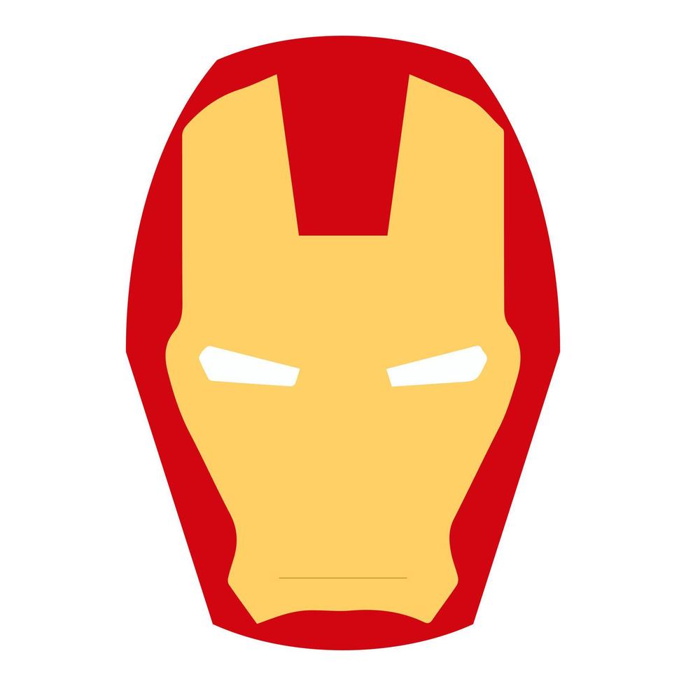 Iron Mask graphic vector illustration