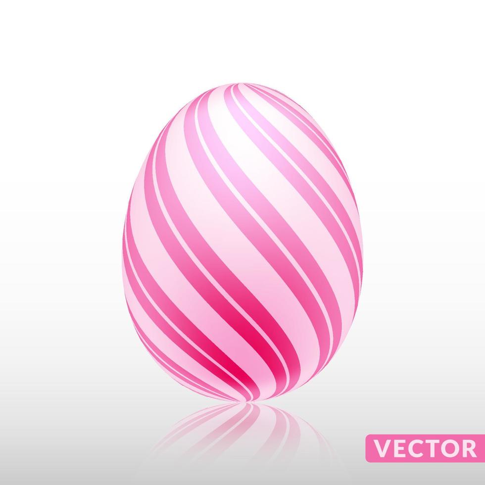 Realistic egg with exotic skin pattern, vector, Illustration. vector