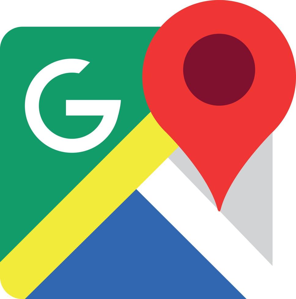 Google Maps icon set, Map pin markers, Location icon symbol, Global ...