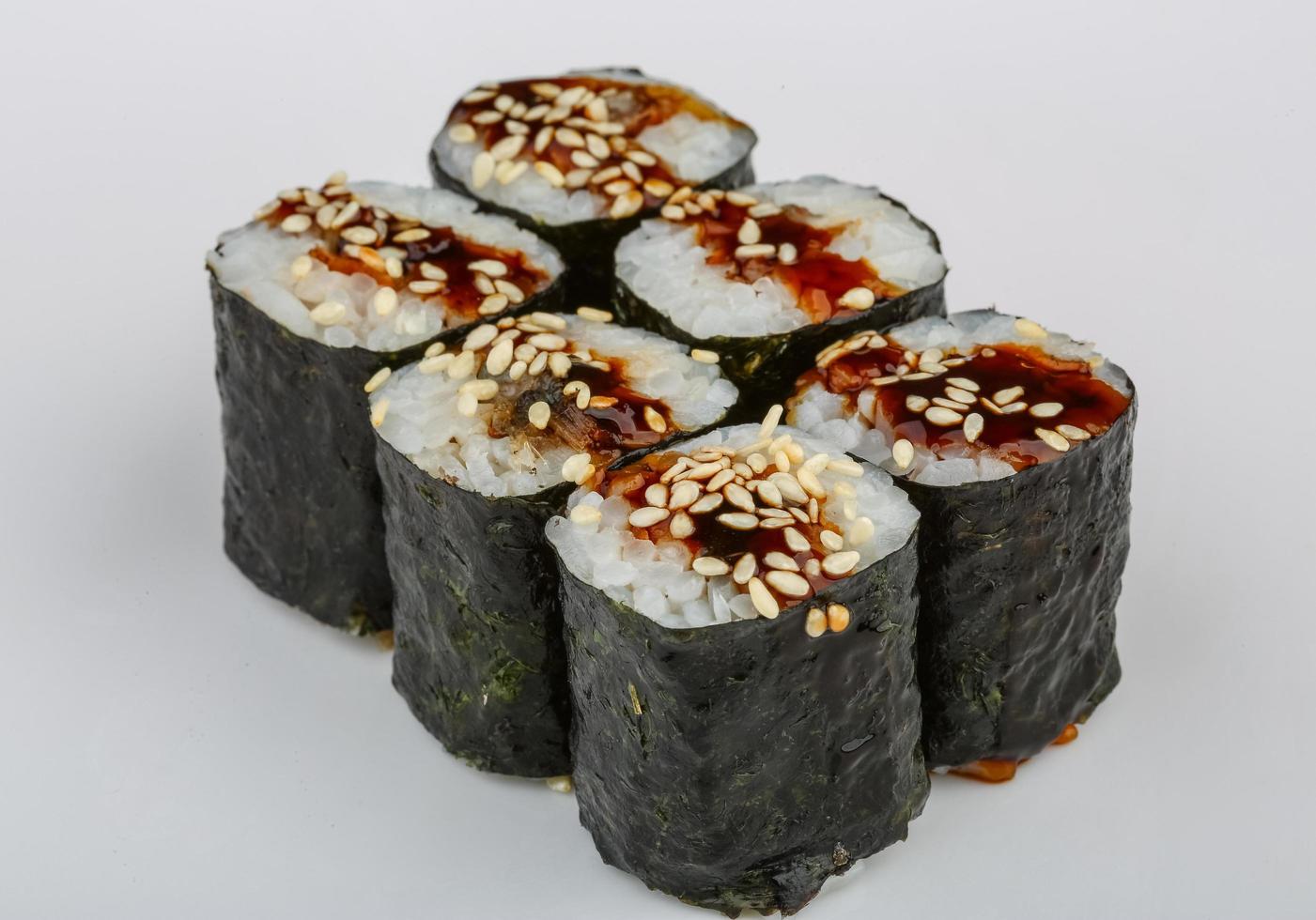 Eel roll dish photo