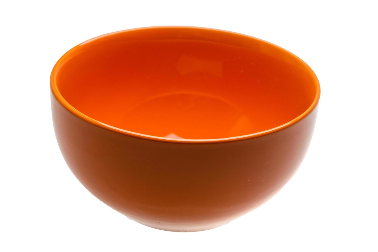 Bowl on white photo