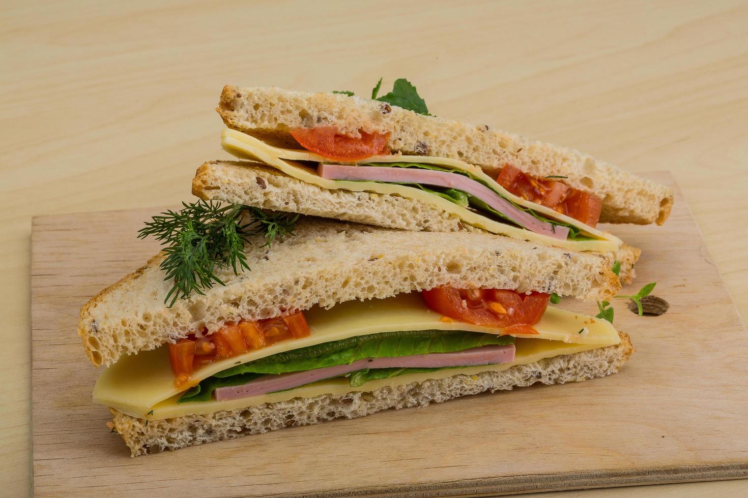 Club sandwich dish photo