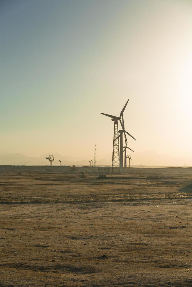 Wind farm view photo