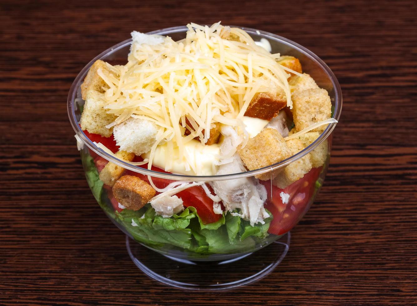 Caesar salad dish photo