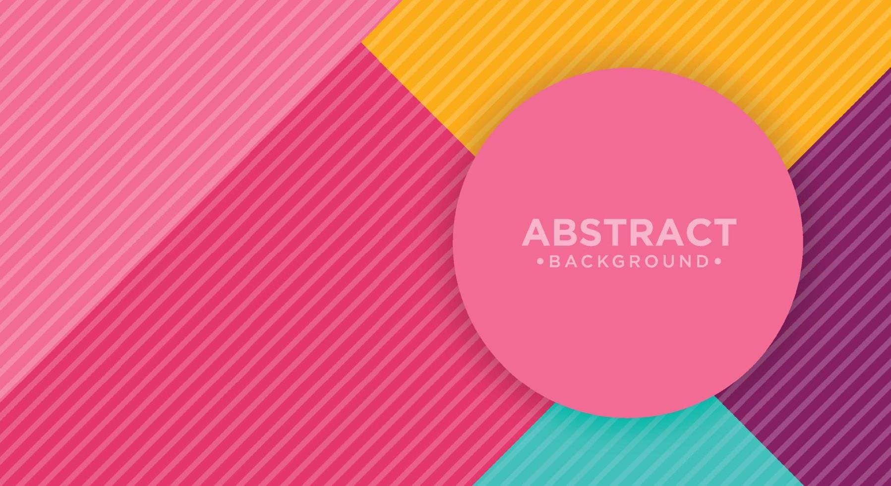 Pastel colorful geometric elements abstract background papercut style. vector
