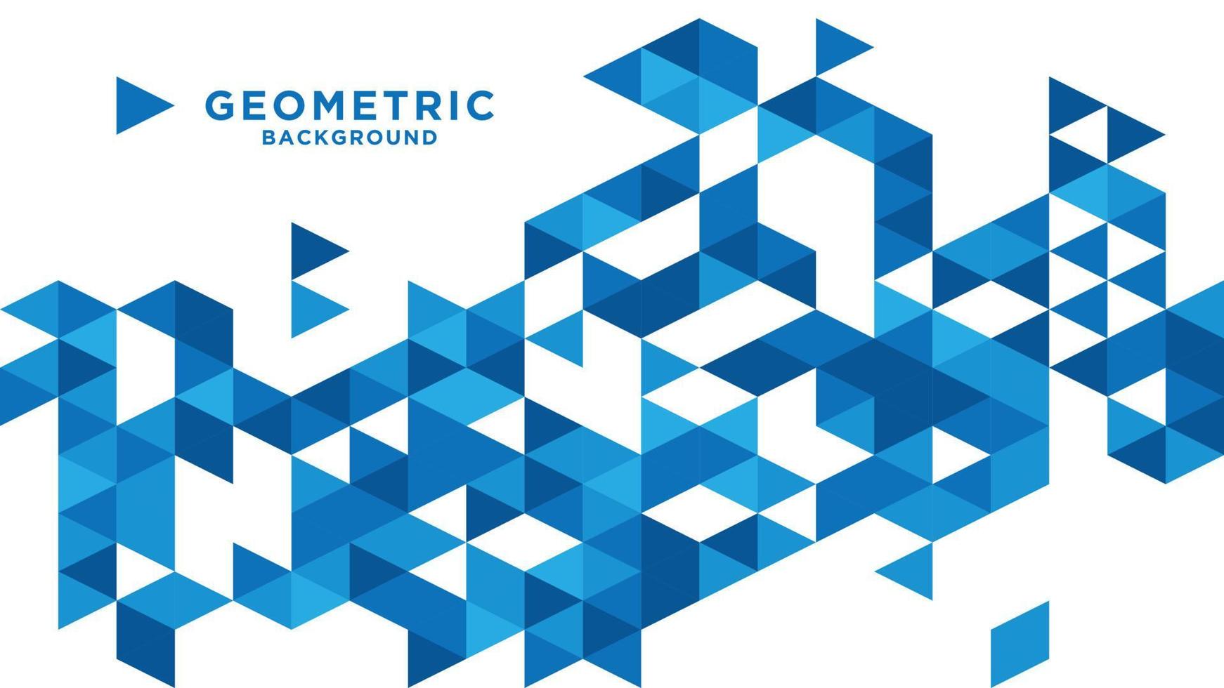 Abstract geometric background with polygonal triangles. vector